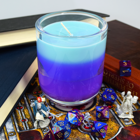 Book-Worm Dungeons & Dragons Gaming Candle | Intelligence